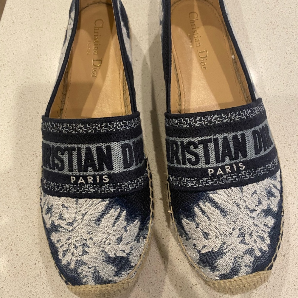 Christian Dior Embroidered Espadrilles